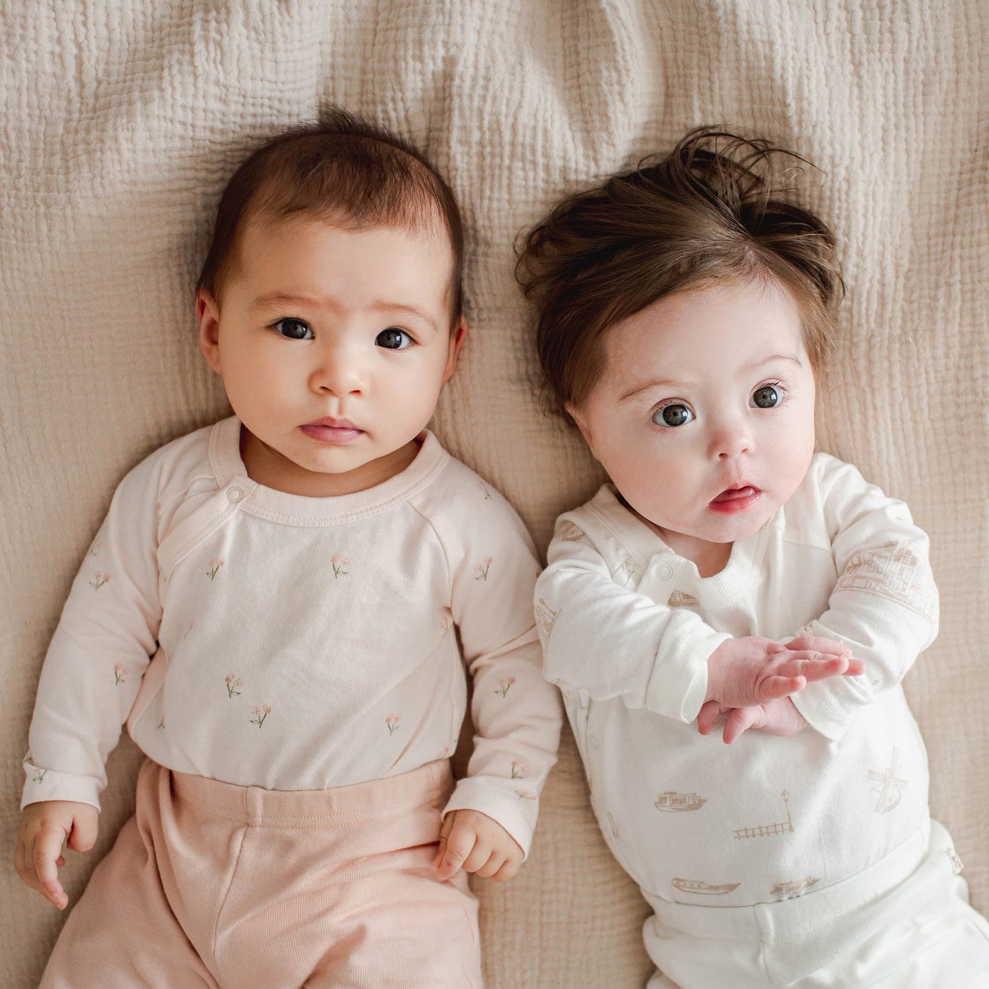 Amsterdam 3 Piece Bodysuit & Pant Set - Eggshell