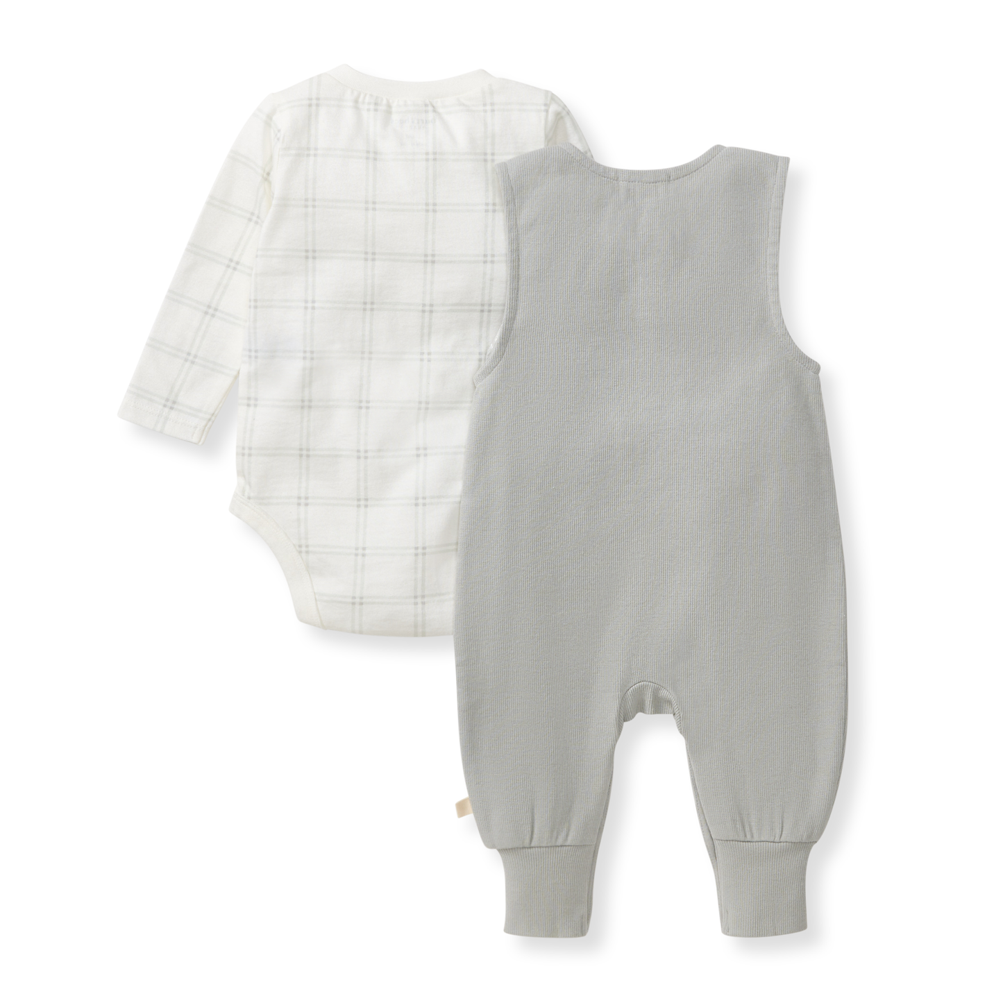 Plaid Jumpsuit & Bodysuit Set