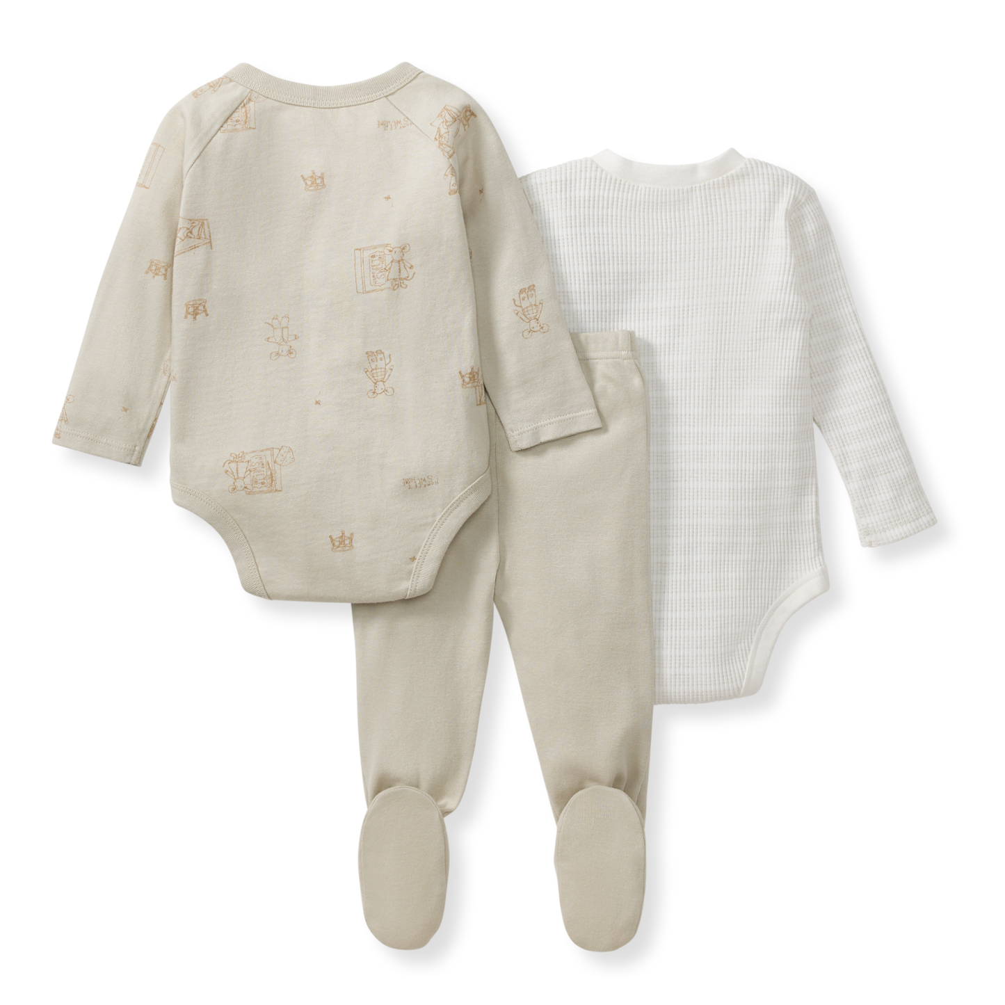 Mouse House 3 Piece Bodysuit & Pant Set