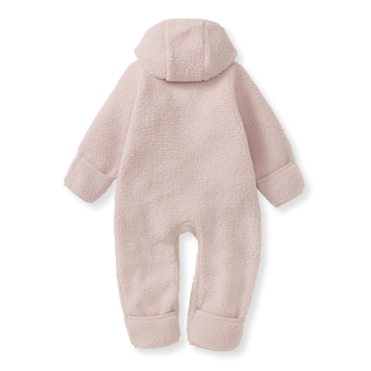 Sherpa-Style Organic Baby Bunting - Soft Violet