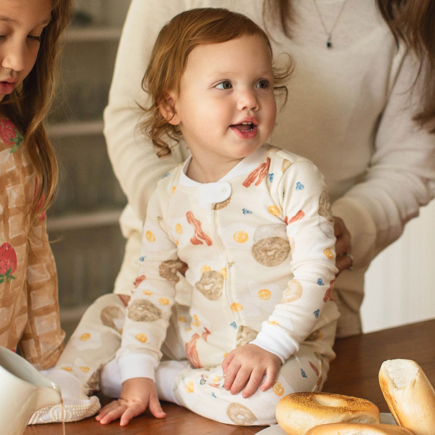 Eggs & Coffee Organic Two-Piece Pajamas 2 Pack