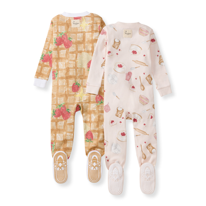 Waffle & Cheesecake Organic Sleeper 2 Pack