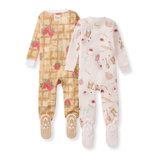Waffle & Cheesecake Organic Sleeper 2 Pack