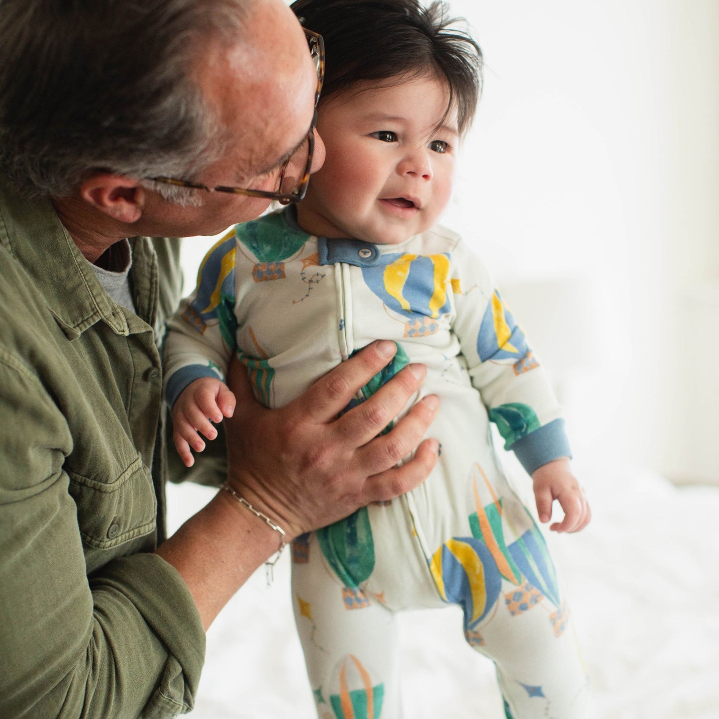 Hot Air Balloon Festival Organic Two-Piece Pajamas