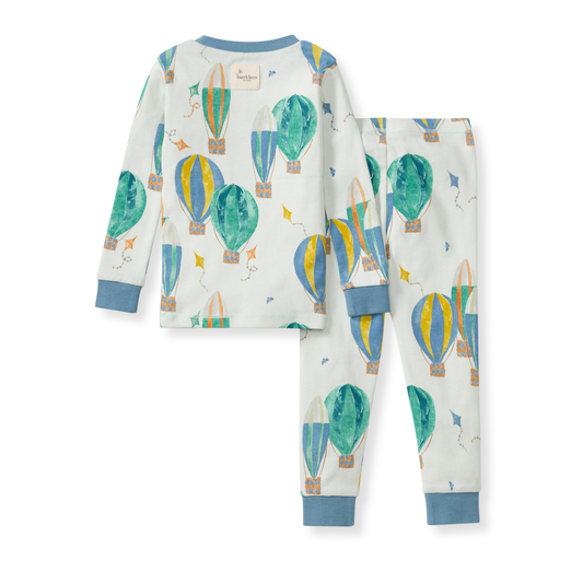 Hot Air Balloon Festival Organic Two-Piece Pajamas