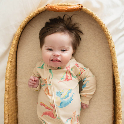 Mystical Dragons Organic Two-Piece Pajamas