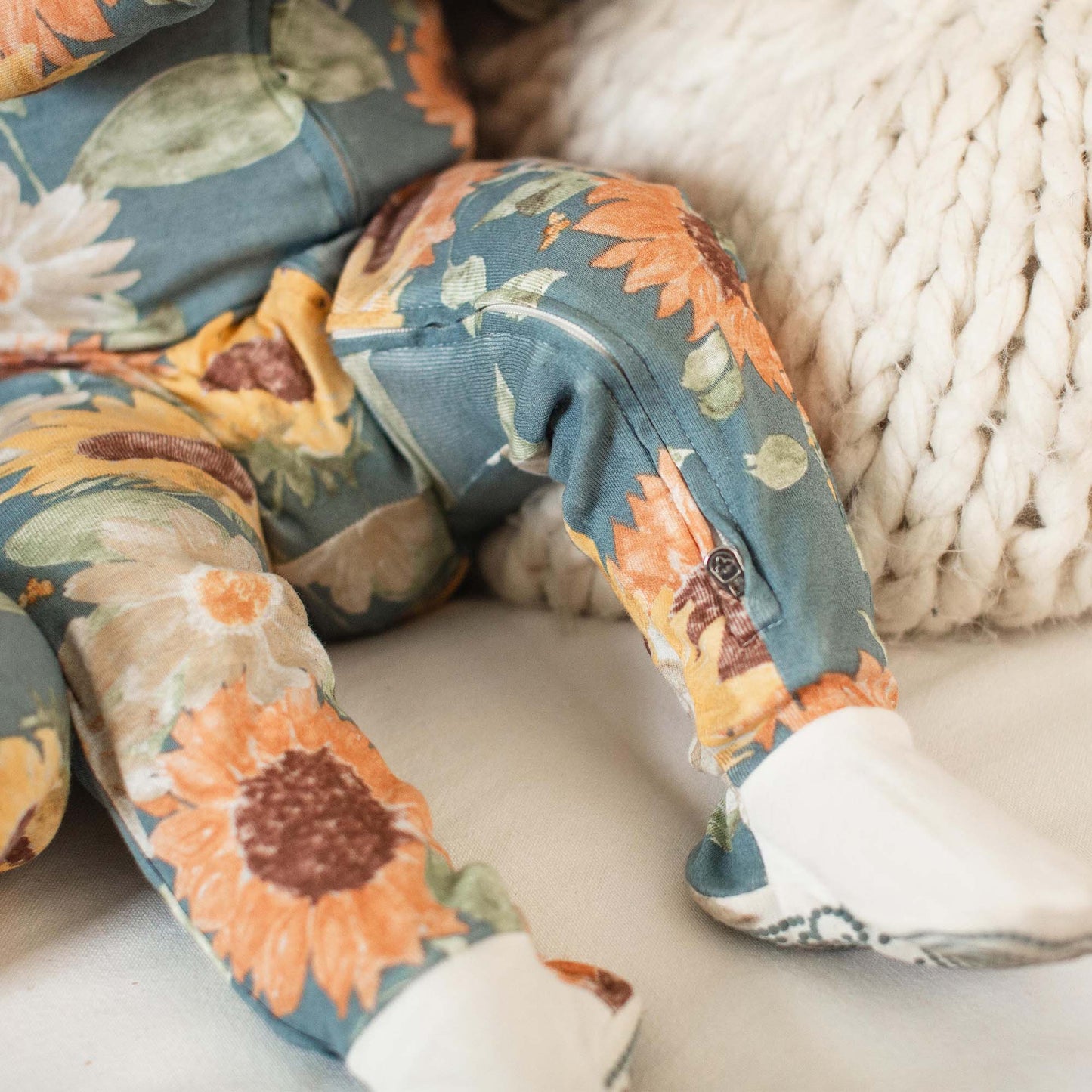 Sunflowers Organic Two-Piece Pajamas