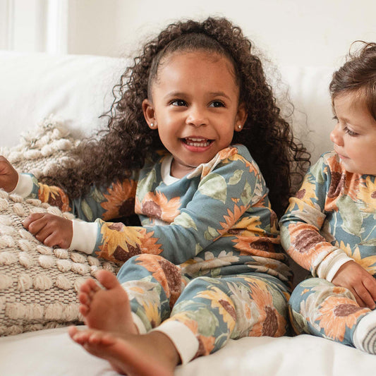 Sunflowers Organic Two-Piece Pajamas