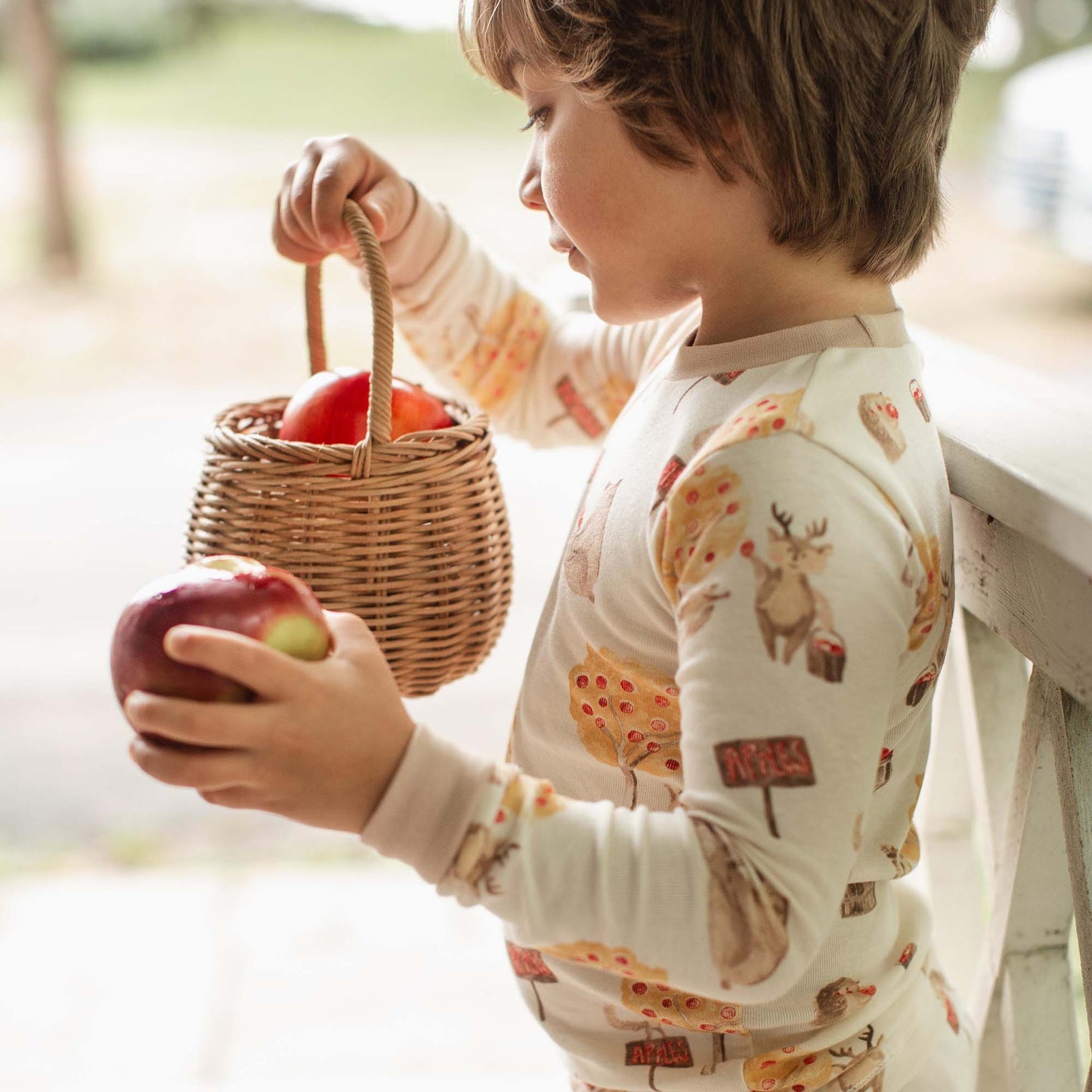 Apple Season Organic Cotton Sleep & Play