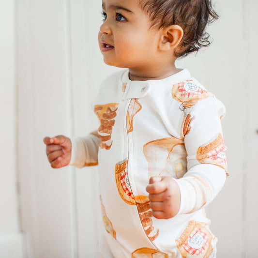 French Toast Organic Cotton Sleep & Play