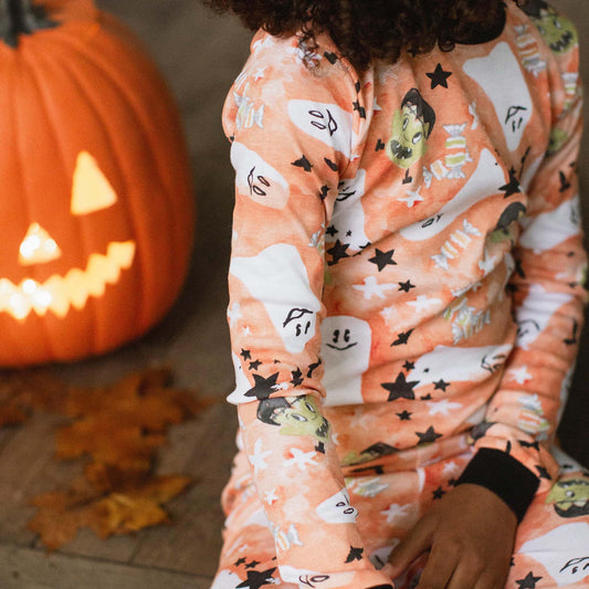 Starry Ghost Organic Two-Piece Pajamas