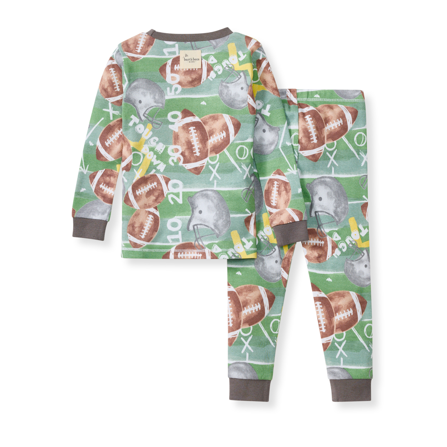 Touchdown Organic Two-Piece Pajamas