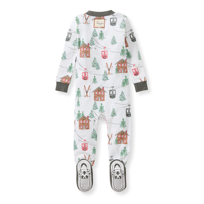 Ski The Alps Matching Family Pajamas