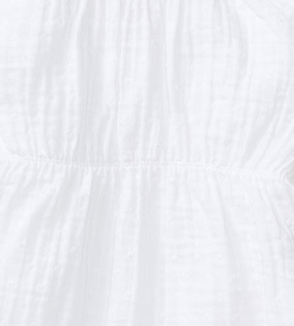Puff Sleeve Organic Baby Girl Top & Pants Set