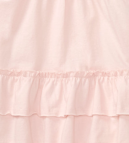 Organic Cotton Ruffle Pink Dress