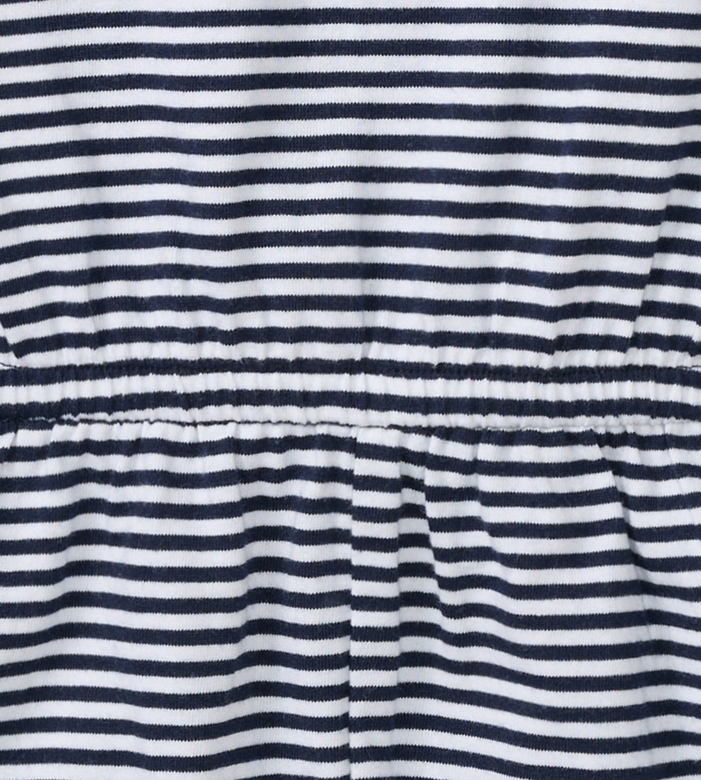 Classic Stripe Organic Cotton Girl Romper