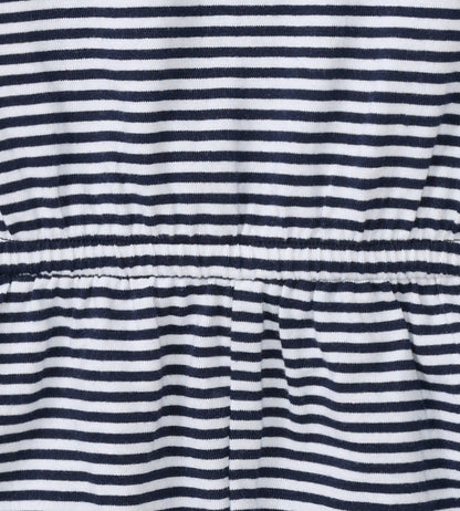 Classic Stripe Organic Cotton Girl Romper