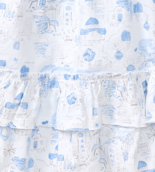 Santorini Organic Cotton Girl Dress