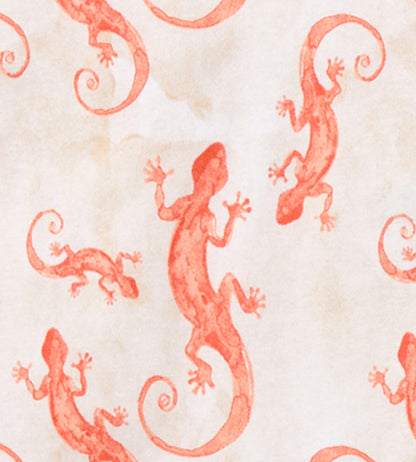 Watercolor Gecko Organic Cotton 2-Piece Pajamas