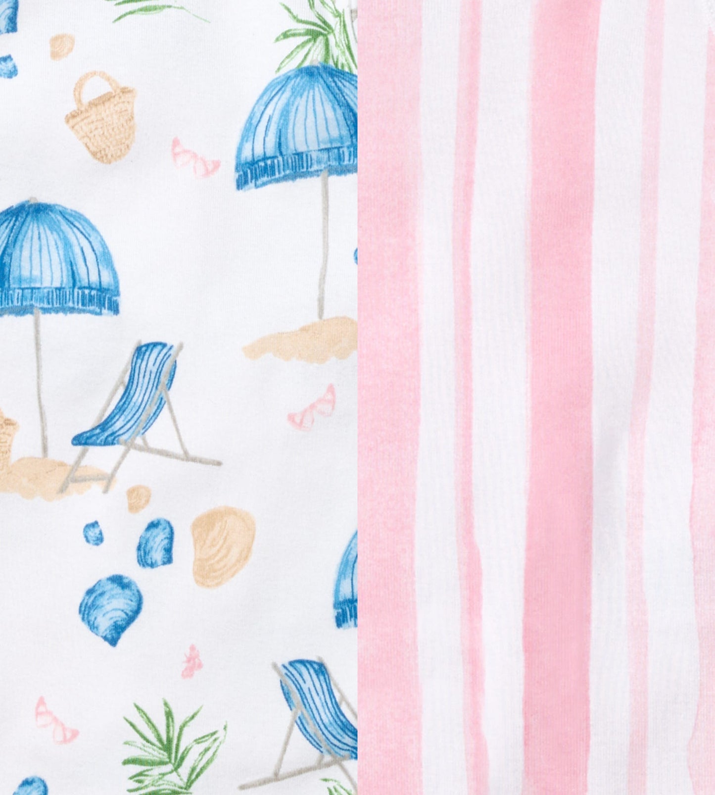 Santorini Beach Organic Cotton Sleep & Play 2 Pack