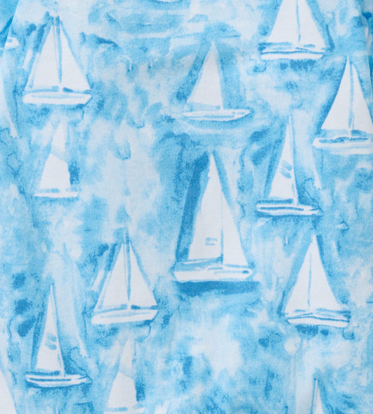 Mediterranean Sailing Organic Cotton Sleep & Play
