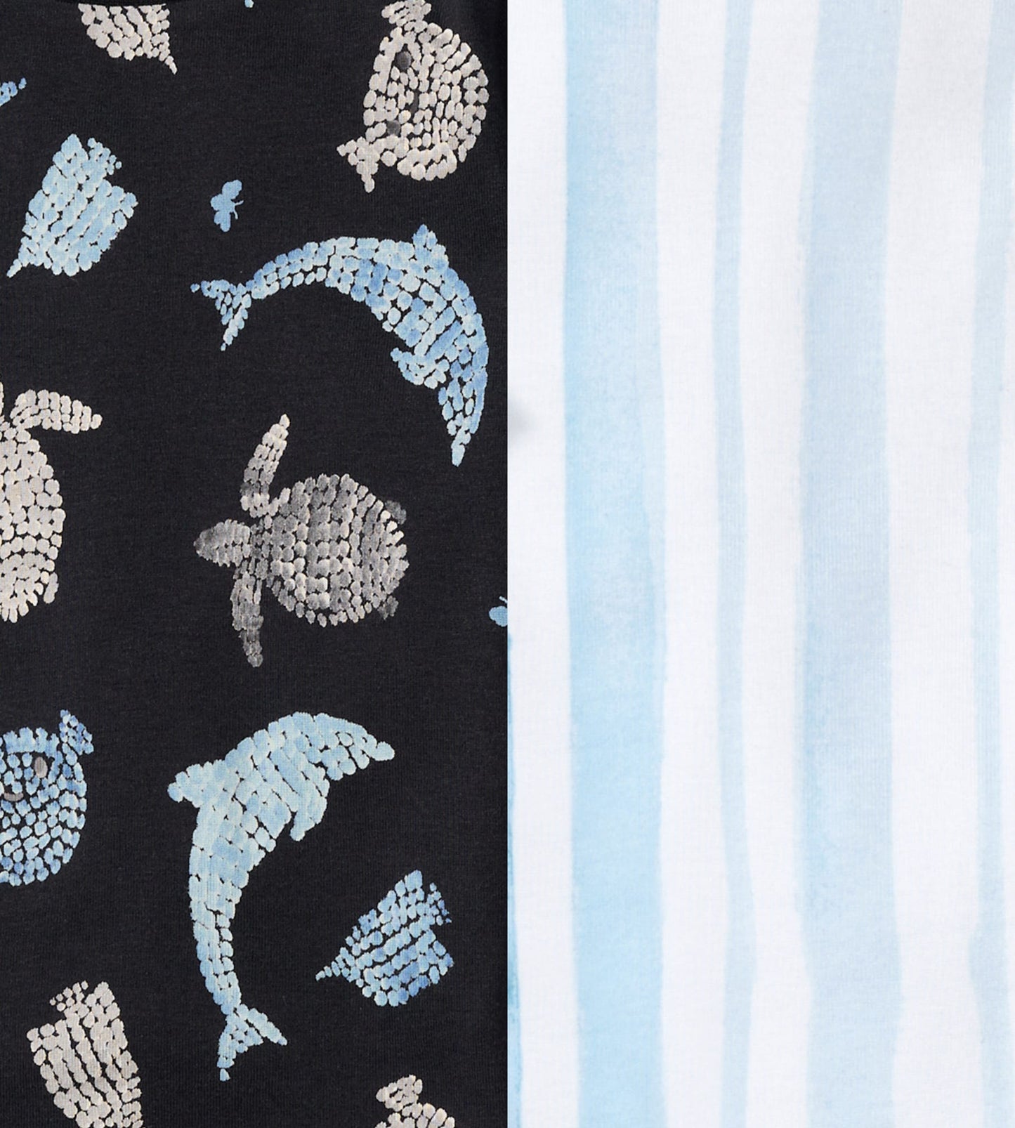 Mosaic Sea Animals Organic Cotton Two-Piece Pajamas 2 Pack