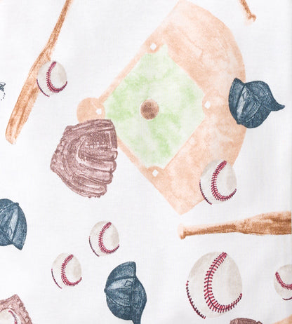 Baseball Organic Cotton Two-Piece Pajamas
