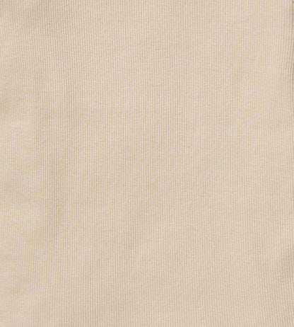 Solid Rib Organic Cotton Sleeper - Hummus