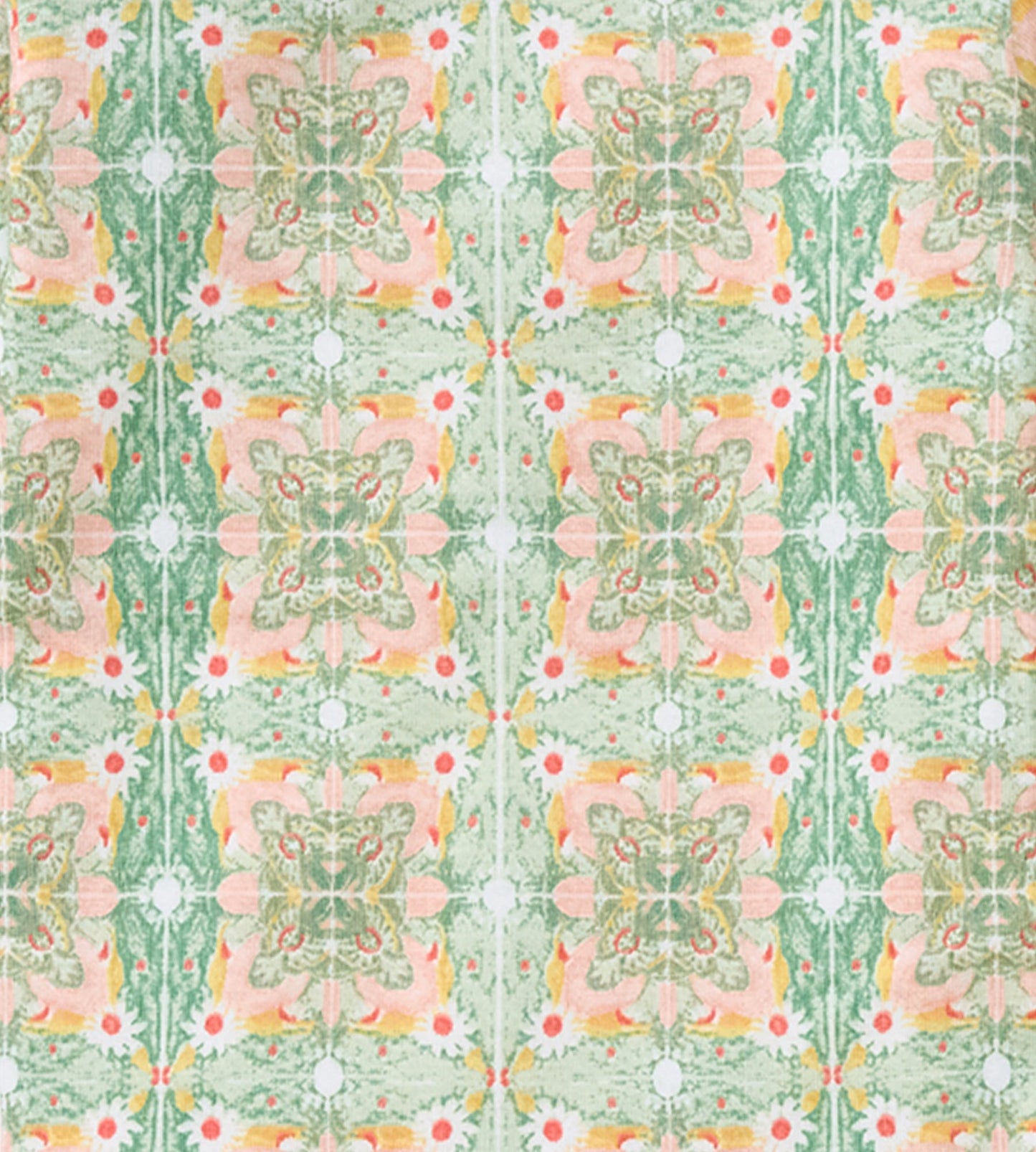 Floral Tile Organic Cotton Girl Sleeper