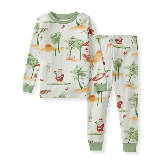Surfin Santa Matching Family Pajamas