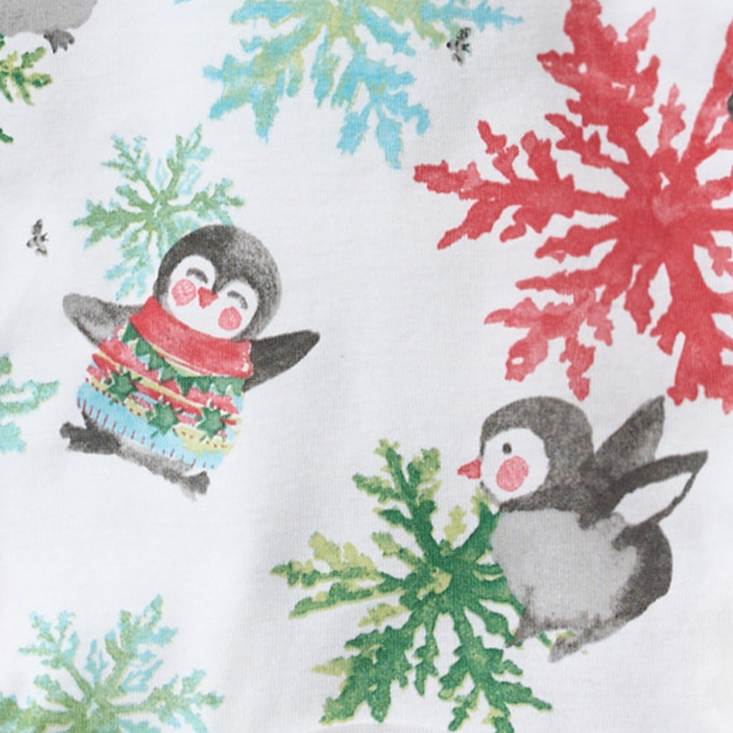 Cozy Penguins Two-Piece Pajamas