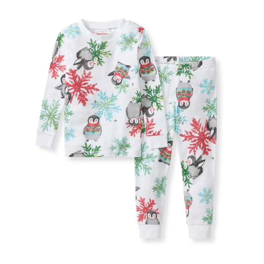 Cozy Penguins Two-Piece Pajamas