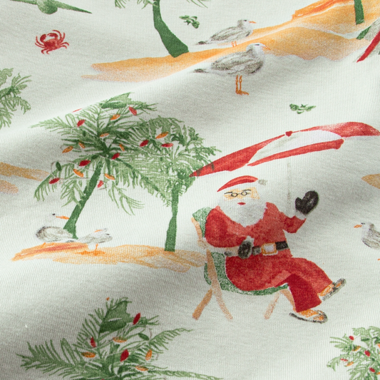 Surfin Santa Matching Family Pajamas