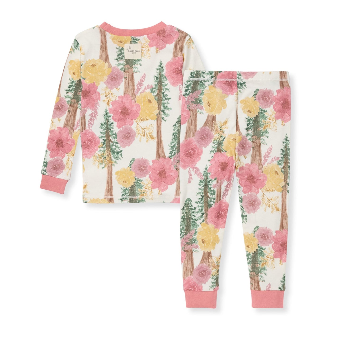 Redwood Floral Organic Cotton Pajamas