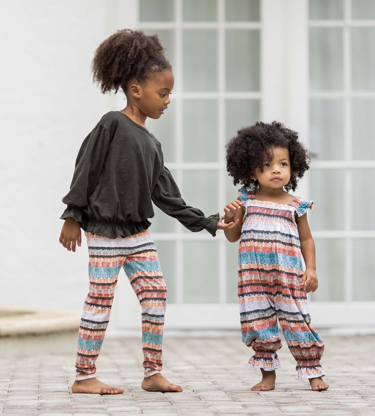 Woven Stripe Organic Cotton Set