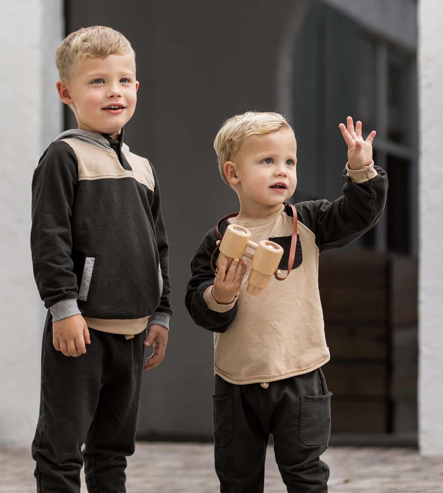 Organic Cotton Color Blocked Set