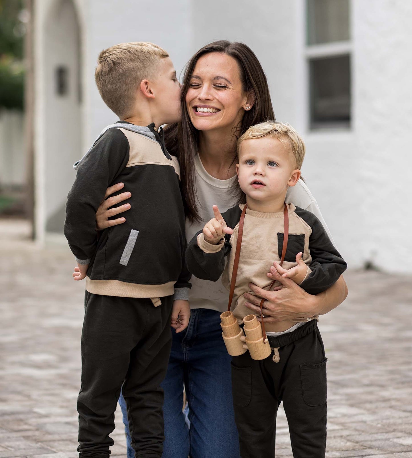 Organic Cotton Raglan Crewneck Set