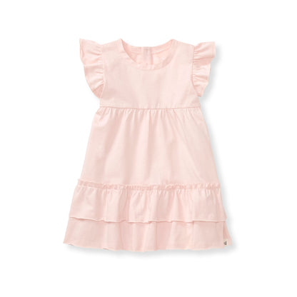 Organic Cotton Ruffle Pink Dress