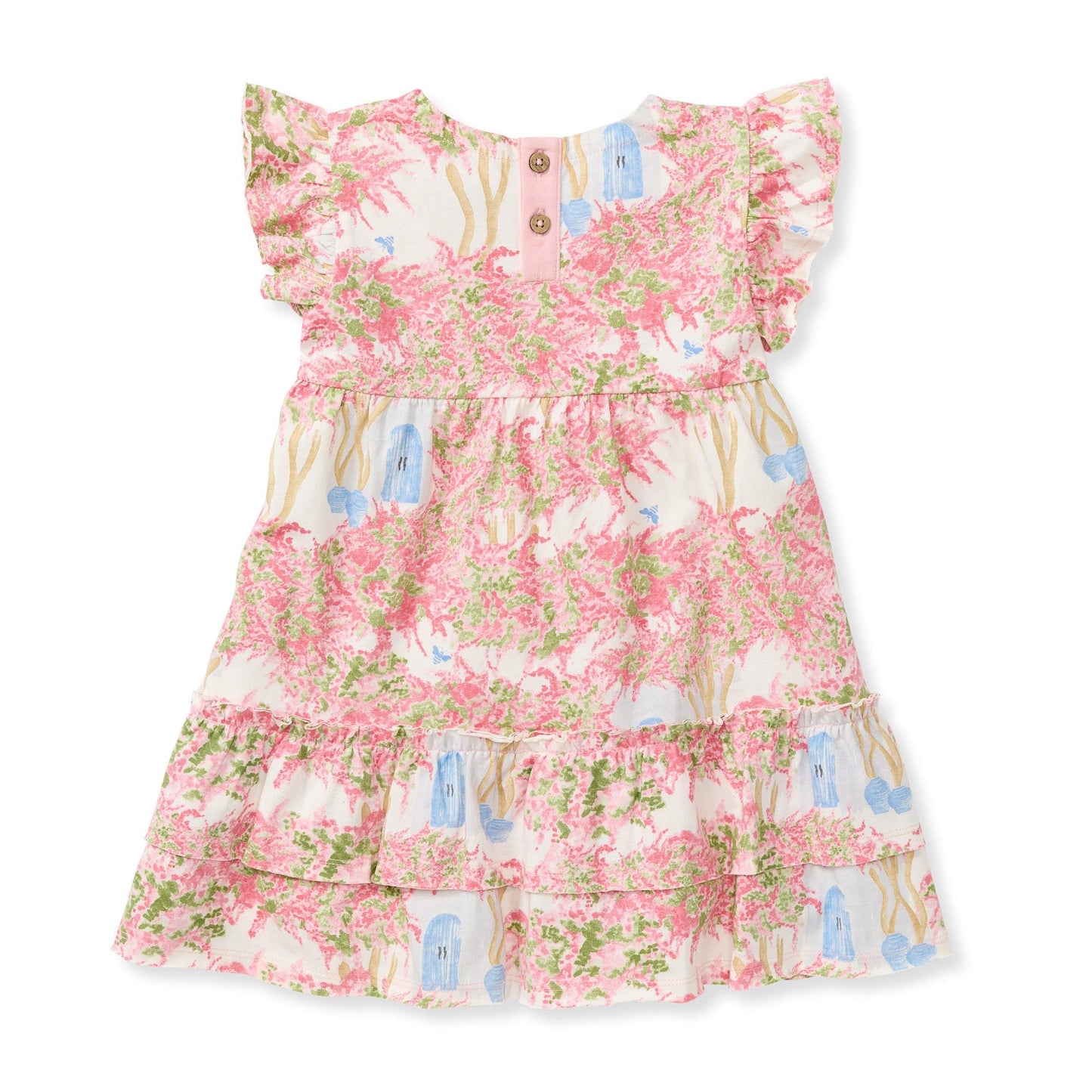 Doors of Santorini Organic Cotton Girl Dress