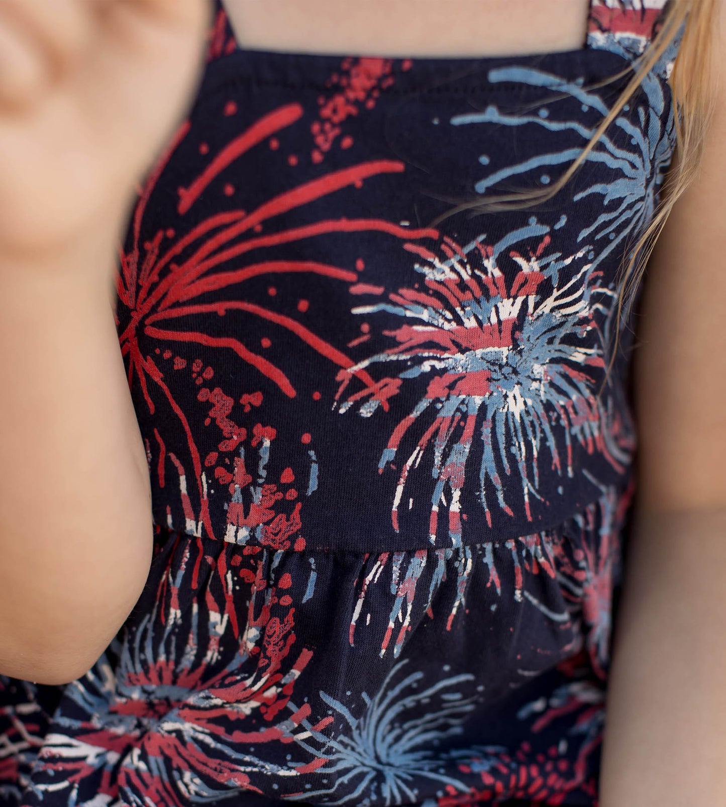 Celebrate America Girl Dress & Shorts Set
