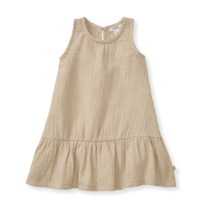Mommy & Me Matching Crinkle Muslin Girl Dress