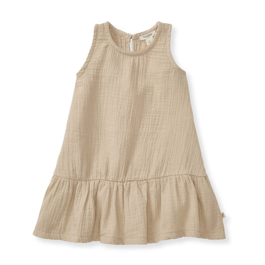 Mommy & Me Matching Crinkle Muslin Girl Dress