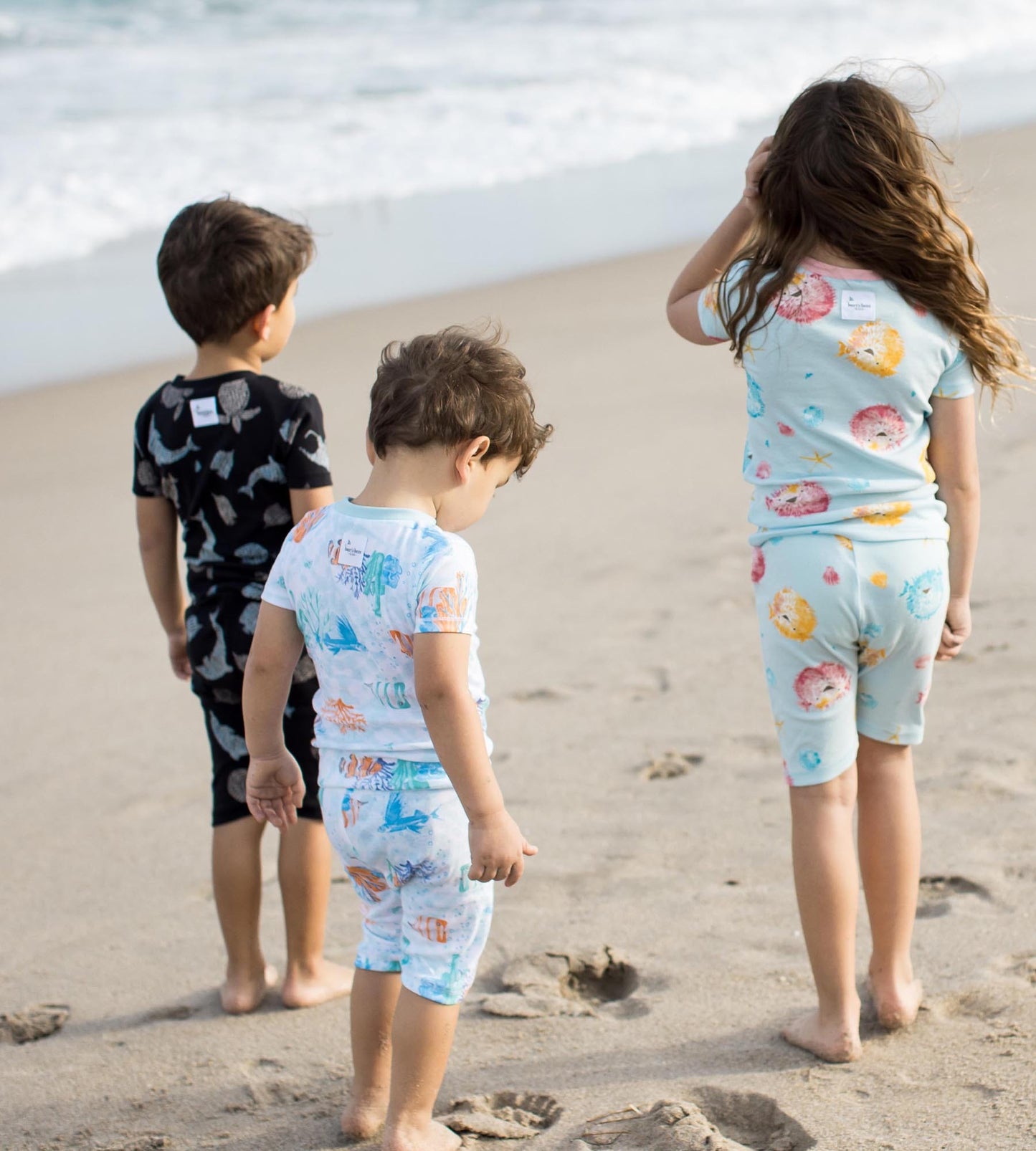 Mosaic Sea Animals Organic Cotton Two-Piece Pajamas 2 Pack
