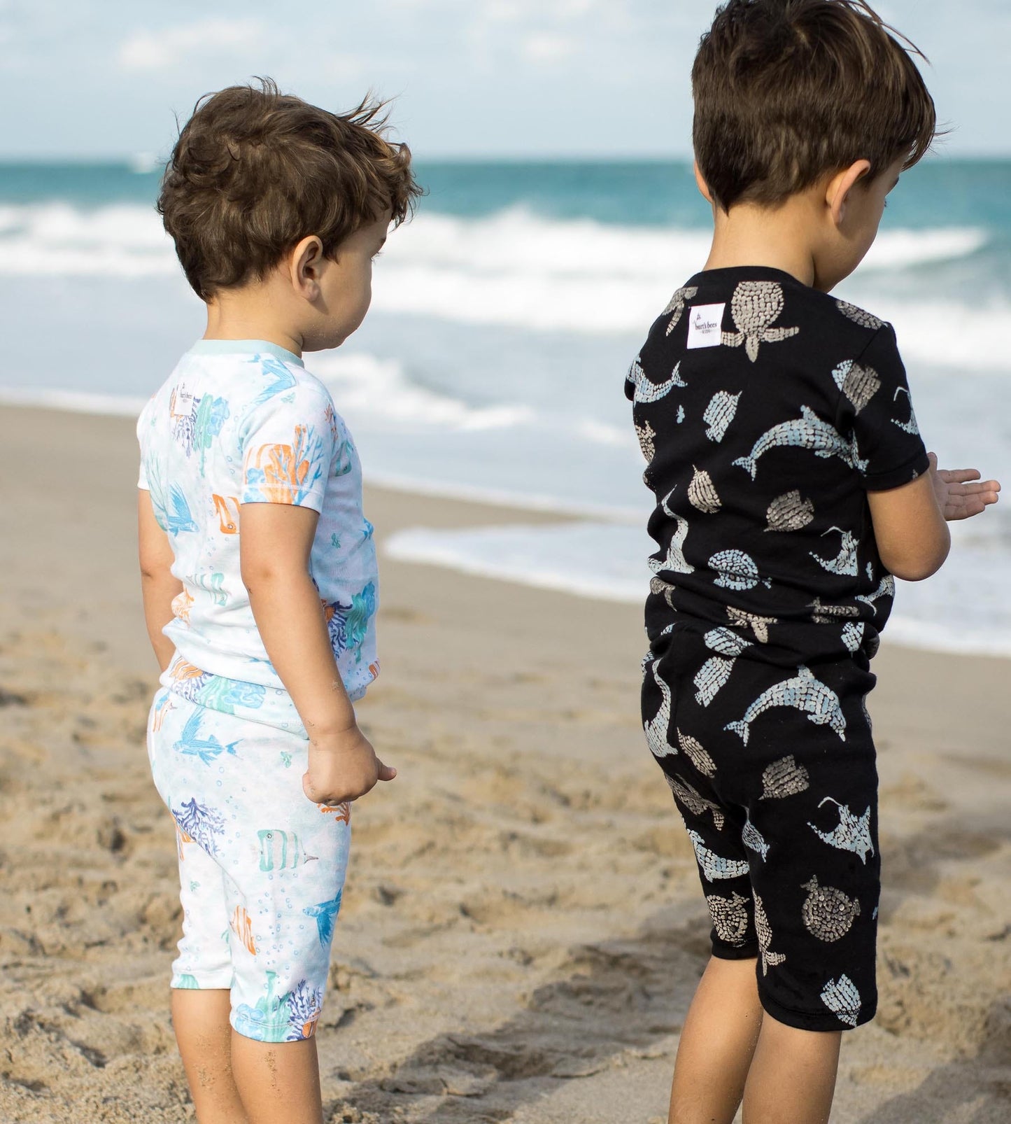 Mosaic Sea Animals Organic Cotton Two-Piece Pajamas 2 Pack