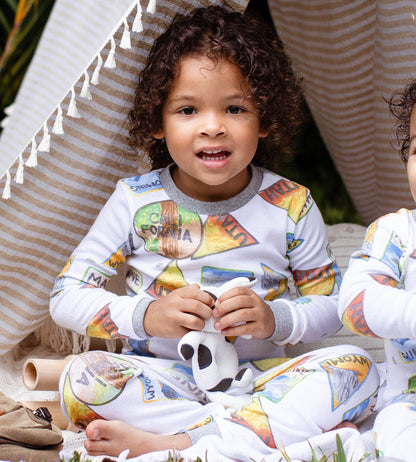 State Park Patches Organic Cotton Two-Piece Pajamas