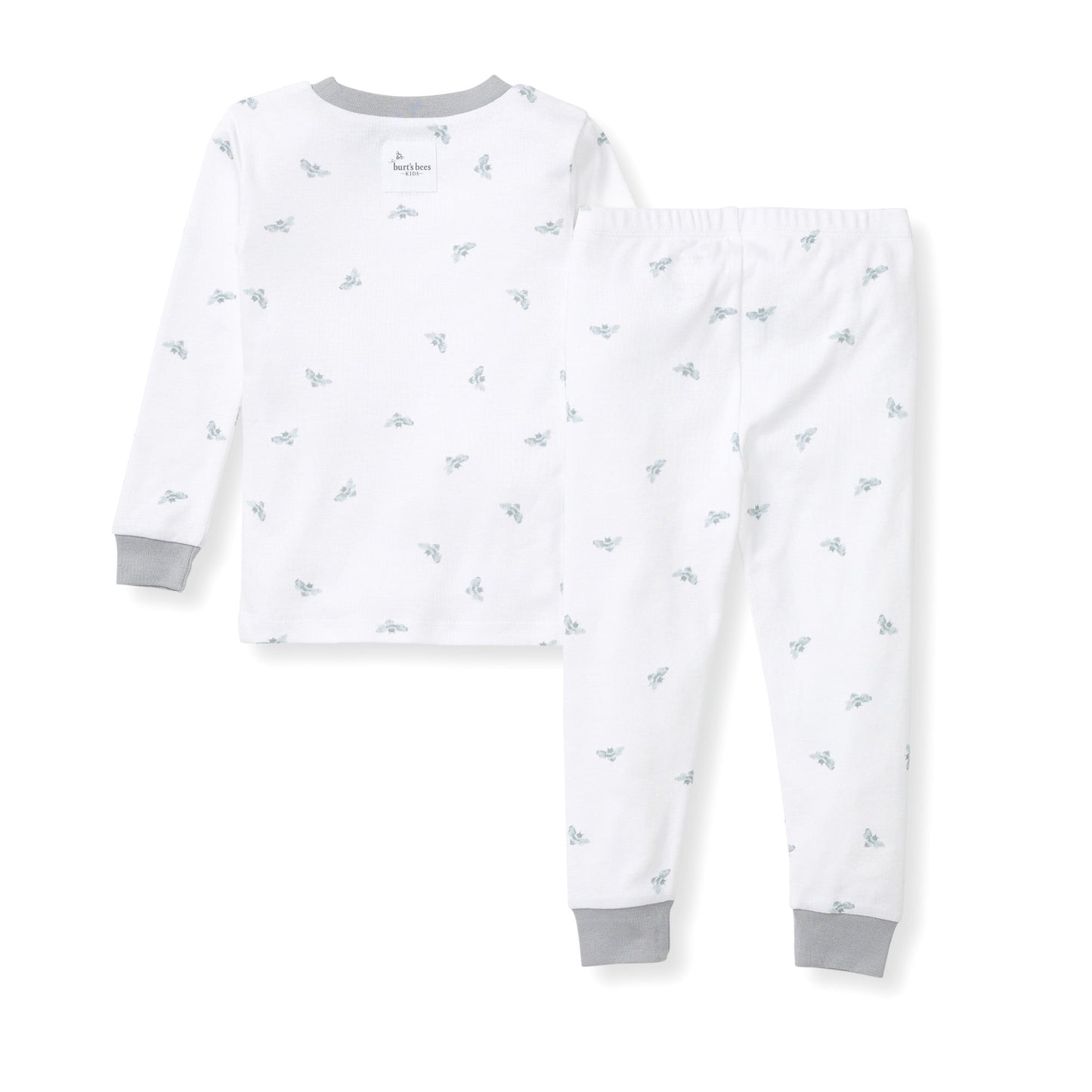 Golden Bee Organic Cotton Two-Piece Pajamas - Quarry