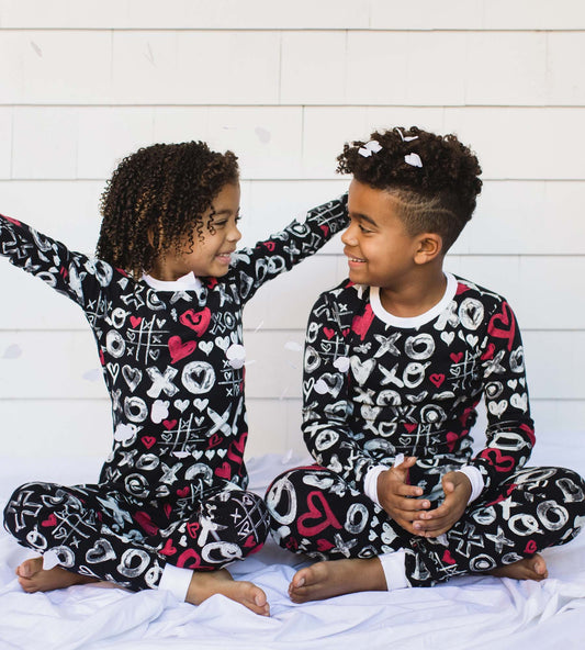 XO Doodles Organic Cotton 2-Piece Pajamas