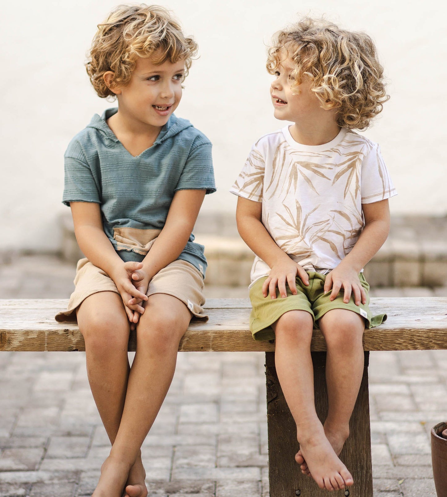 Shady Palms Organic Boy Top & Shorts Set