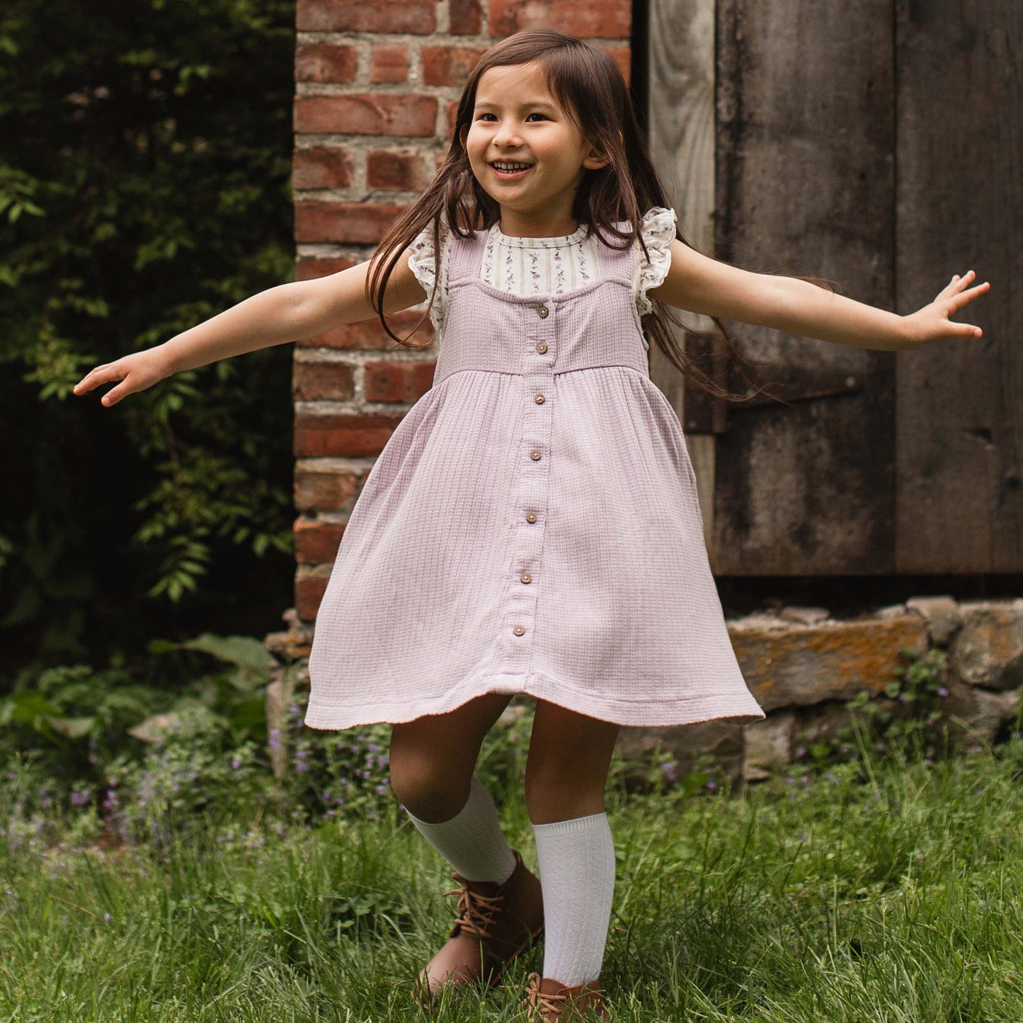 Farmhouse Floral Tee & Dress Set