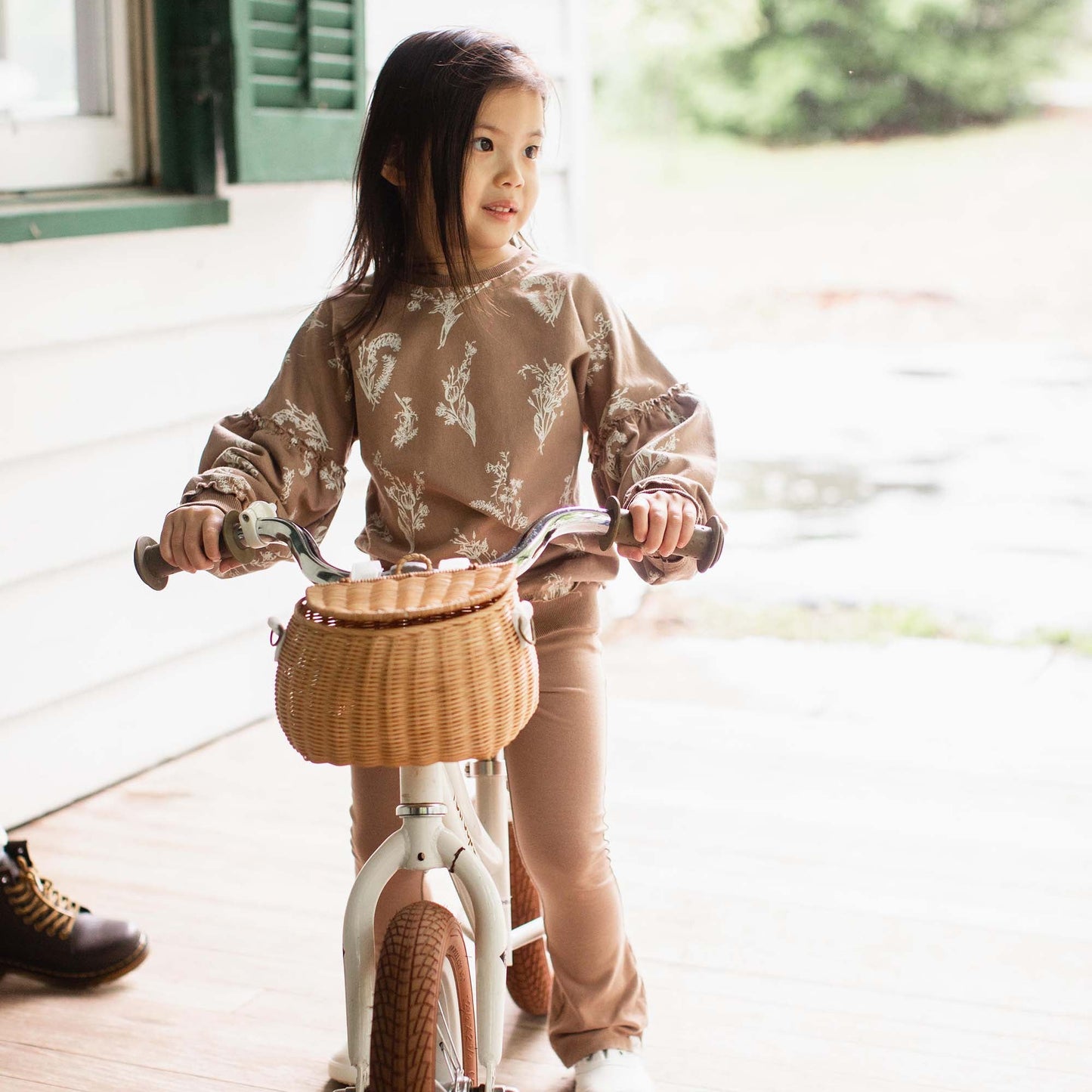 Little Wild Flower Sweatshirt & Pants Set